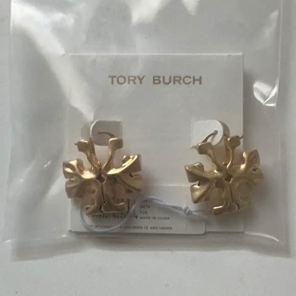 Tory Burch Jewelry - Tory Burch Gold Floral Earrings
